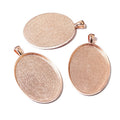 30x40mm 7g Gold Zinc Alloy Charm Pendant for DIY Necklace Bracelet Jewelry Making view 3