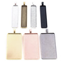 25x50mm 3g 5g 8g Gold Zinc Alloy Charm Pendant for DIY Necklace Bracelet Jewelry Making view 3