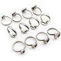 High Quality Stainless Steel 6/8/10/12mm Inner Diameter Ring Cabochon Base Settings For DIY Jewelry view 3