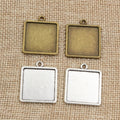 25mm 4.5g Zinc Alloy Charm Pendant for DIY Necklace Bracelet Jewelry Making view 4