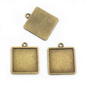 25mm 4.5g Zinc Alloy Charm Pendant for DIY Necklace Bracelet Jewelry Making view 3