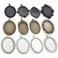 30x40mm 10g Gold Zinc Alloy Charm Pendant No.376660 for DIY Necklace Bracelet Jewelry Making view 1