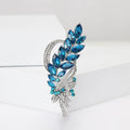 Alloy Rhinestone Large Wheat Brooch For Women's Clothing Decoration view 2