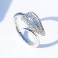 New Leaf Open Ring For Women, Minimalist Floral Adjustable Finger Ring, Light Luxury Jewelry view 1