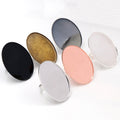 13x18mm 18x25mm 30x40mm Oval Ring Cabochon Bezel Tray Setting Accessories, 3g 4g view 2