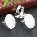 13x18mm 18x25mm 30x40mm Oval Ring Cabochon Bezel Tray Setting Accessories, 3g 4g view 4
