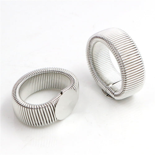12mm Inner Diameter 6g Elastic Ring Gemstone Base Tray For DIY Time Gem Jewelry Accessories
