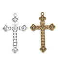 Zinc Alloy Cross Charm Pendant No.385918 for DIY Necklace Bracelet Jewelry Making view 4