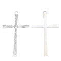 Zinc Alloy Cross Charm Pendant No.521831 for DIY Necklace Bracelet Jewelry Making view 2