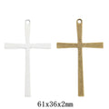 Zinc Alloy Cross Charm Pendant No.521831 for DIY Necklace Bracelet Jewelry Making view 1