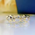2024 New Pear Shape Small Water Drop Ring European American Style Unisex Fashion Finger Ring view 5