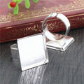 20mm Inner Diameter Gemstone Ring Blank Base Setting For DIY Jewelry Accessories, 4.5g view 4