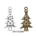 Zinc Alloy Christmas Tree Charm Pendant for DIY Necklace Bracelet Jewelry Making view 1