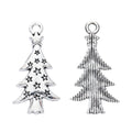 Zinc Alloy Christmas Tree Charm Pendant for DIY Necklace Bracelet Jewelry Making view 3