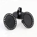 18x25mm Oval Alloy Ring Bezel Tray 4g Inner Cabochon Setting For DIY Pendant Jewelry Findings view 4