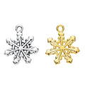 Zinc Alloy Snowflake Charm Pendant No.455796 for DIY Necklace Bracelet Jewelry Making view 4