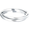 2024 New Simple Plain Band Ring For Women Geometric Line Wrapped Minimalist Fashion Finger Ring view 5