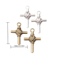 Zinc Alloy Cross Charm Pendant No.718874 for DIY Necklace Bracelet Jewelry Making view 1