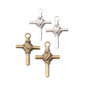 Zinc Alloy Cross Charm Pendant No.718874 for DIY Necklace Bracelet Jewelry Making view 4