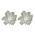 Fresh Forest Style Mesh Flower Stud Earrings With Silver Pins For Sweet Girls view 5