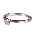 Minimalist Round Finger Ring For Women, Japanese Korean Style Versatile Birthday Jewelry Gift view 5