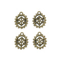 Zinc Alloy Snowflake Charm Pendant No.762025 for DIY Necklace Bracelet Jewelry Making view 2