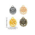 Zinc Alloy Snowflake Charm Pendant No.762025 for DIY Necklace Bracelet Jewelry Making view 1