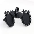 18x25mm Inner Diameter Oval Peace Dove Alloy Ring Cabochon Bezel Tray For DIY Pendants view 2