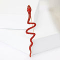 Luxury Alloy Rhinestone Snake Brooch For Suits And Formal Wear view 2