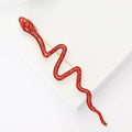 Luxury Alloy Rhinestone Snake Brooch For Suits And Formal Wear view 3