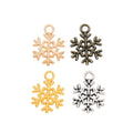 Zinc Alloy Snowflake Charm Pendant No.025975 for DIY Necklace Bracelet Jewelry Making view 5