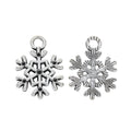 Zinc Alloy Snowflake Charm Pendant No.025975 for DIY Necklace Bracelet Jewelry Making view 3