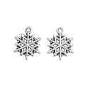 Zinc Alloy Snowflake Charm Pendant No.717848 for DIY Necklace Bracelet Jewelry Making view 3
