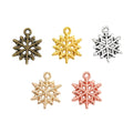 Zinc Alloy Snowflake Charm Pendant No.717848 for DIY Necklace Bracelet Jewelry Making view 5