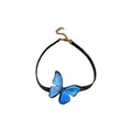Alloy Gradient Blue Butterfly Jewelry Set With Earrings Bracelet Necklace Sweet Princess Style view 5