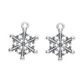 Zinc Alloy Snowflake Charm Pendant No.173564 for DIY Necklace Bracelet Jewelry Making view 3