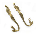 80x20mm 120x33mm 6g 15g Gold Zinc Alloy Charm Pendant for DIY Necklace Bracelet Jewelry Making view 2