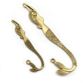 80x20mm 120x33mm 6g 15g Gold Zinc Alloy Charm Pendant for DIY Necklace Bracelet Jewelry Making view 1