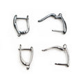 U-Shaped Ear Cuff Ear Hook With Loop, DIY Earring Findings Jewelry Accessories Earrings view 2