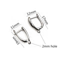 U-Shaped Ear Cuff Ear Hook With Loop, DIY Earring Findings Jewelry Accessories Earrings view 3