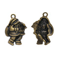 Zinc Alloy Santa Claus Charm Pendant for DIY Necklace Bracelet Jewelry Making view 2