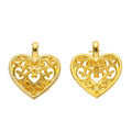 Zinc Alloy Heart Charm Pendant No.603671 for DIY Necklace Bracelet Jewelry Making view 4