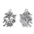 Antique Silver Zinc Alloy Bell Charm Pendant for DIY Necklace Bracelet Jewelry Making view 2