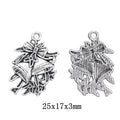 Antique Silver Zinc Alloy Bell Charm Pendant for DIY Necklace Bracelet Jewelry Making view 1