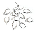20x11mm Copper Plated Ear Clutch Earring Hook DIY Earring Findings Jewelry Accessories 0.5g Earrings view 2
