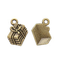 Zinc Alloy Gift Box Charm Pendant for DIY Necklace Bracelet Jewelry Making view 3