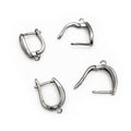Copper Plated U Shape Earring Clasps Ear Hooks With Loop For DIY Earring Jewelry Accessories Earrings view 3