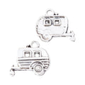Antique Silver Zinc Alloy Car Charm Pendant for DIY Necklace Bracelet Jewelry Making view 2