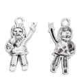 Zinc Alloy Santa Claus Charm Pendant No.000333 for DIY Necklace Bracelet Jewelry Making view 2