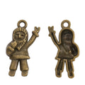 Zinc Alloy Santa Claus Charm Pendant No.000333 for DIY Necklace Bracelet Jewelry Making view 3